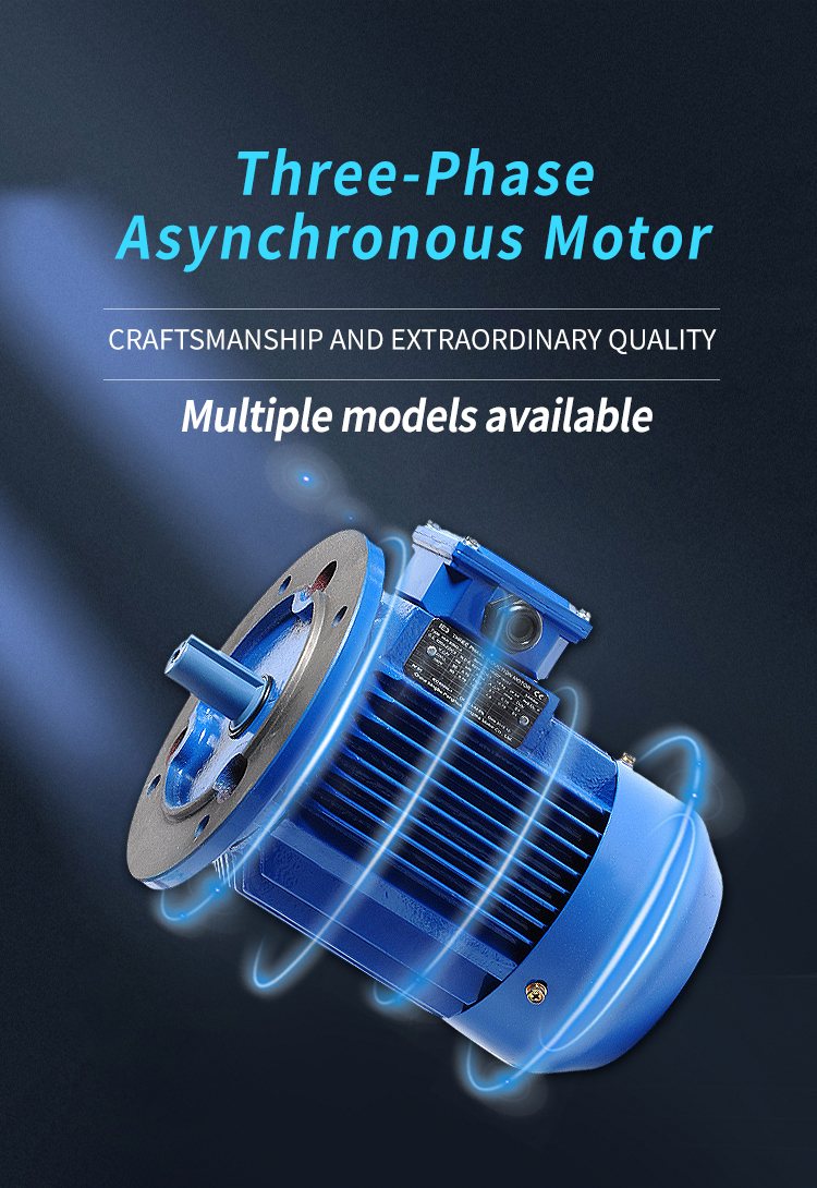 YS802 1.5HP 1.1KW 2 POLE B5 AC MOTOR THREE PHASE ASYNCHRONOUS MOTOR WITH ALUMINUM HOUSING manufacture