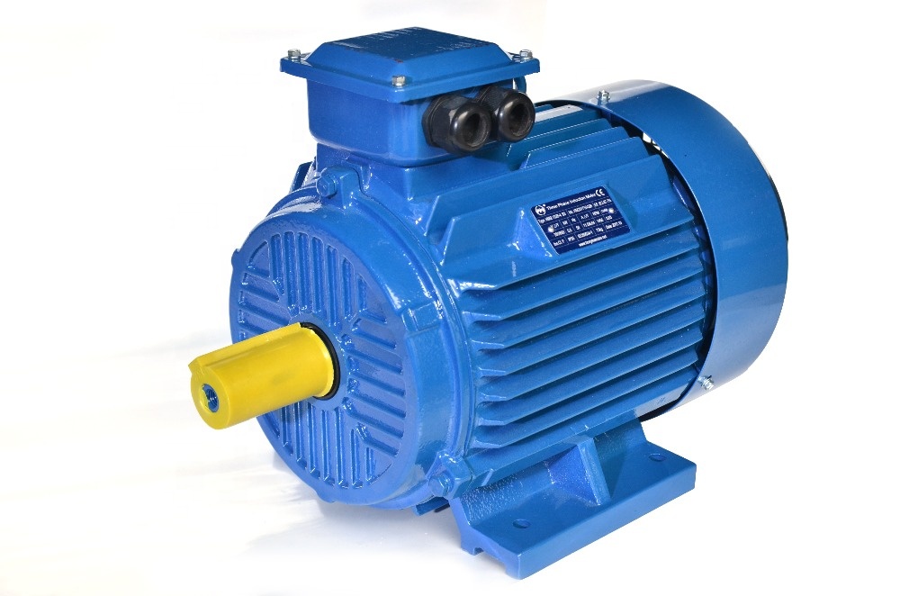5.5KW Three-Phase Electric Motor with 970 RPM 380V AC Volta