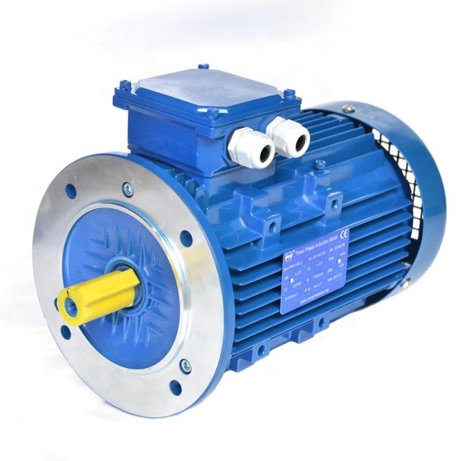 MS 90S-4 1.1KW 1.5HP Three Phase Asynchronous Induction Motor-Aluminum Housing 220V 380V 400V 415V 440V 690V