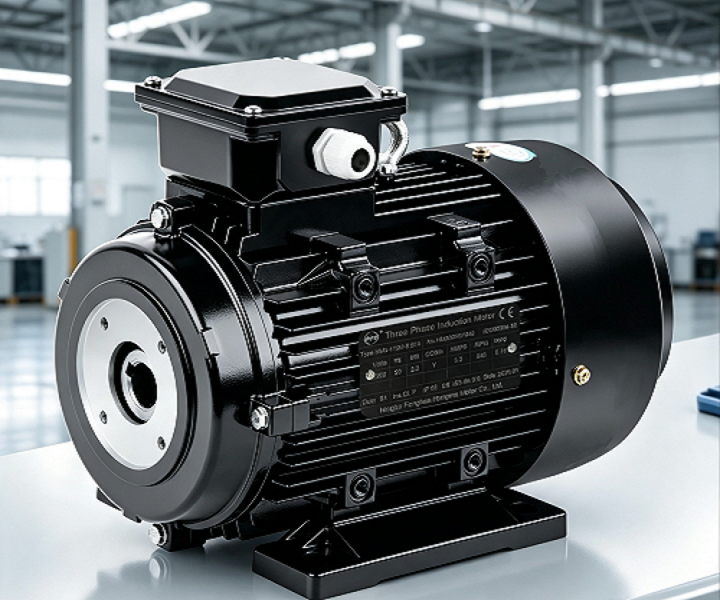 Hollow Shaft Three-Phase Induction Motor for hydraulic Pumps High Efficiency 100% Pure Copper Winding