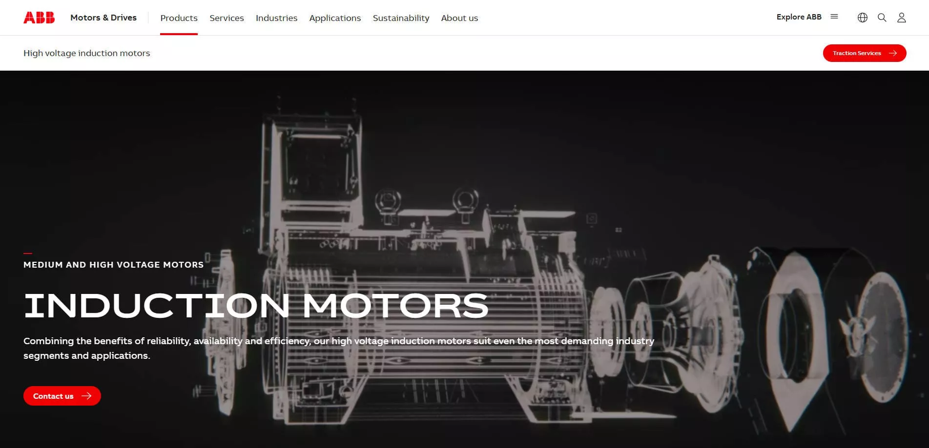 ABB AC Induction Motor Manufacturer