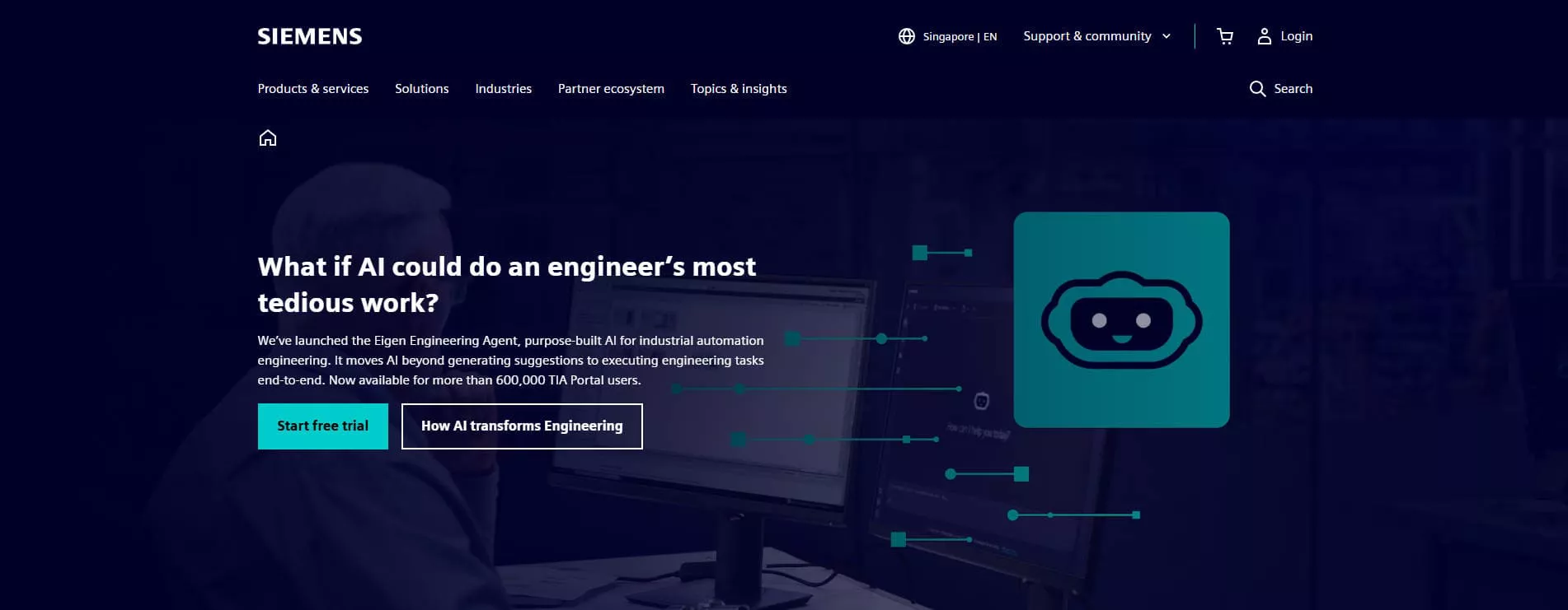 Siemens Industrial Electric Motor Manufacturer