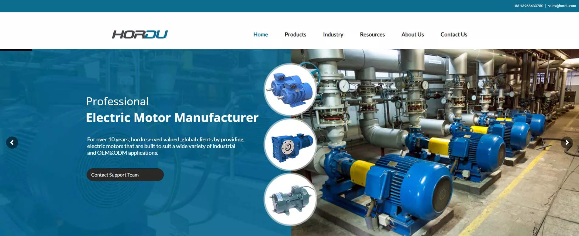 Hordu Motor Single Phase AC Motor Manufacturer in China