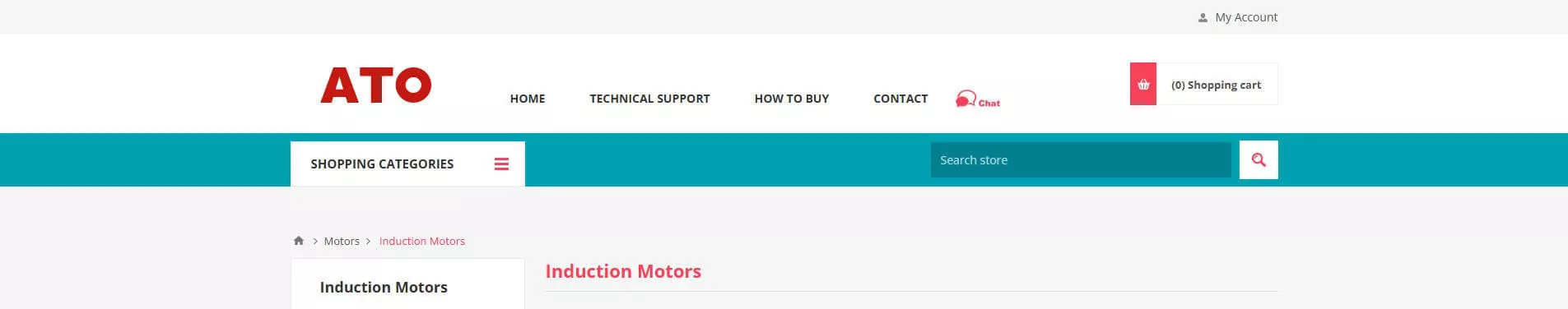 ATO AC Induction Motor Supplier and Manufacturer