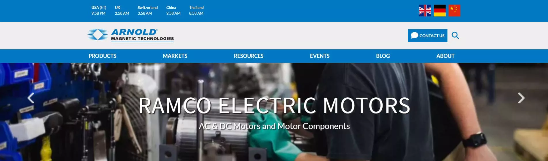 Arnold Magnetic Technologies AC Induction Motor Manufacturer