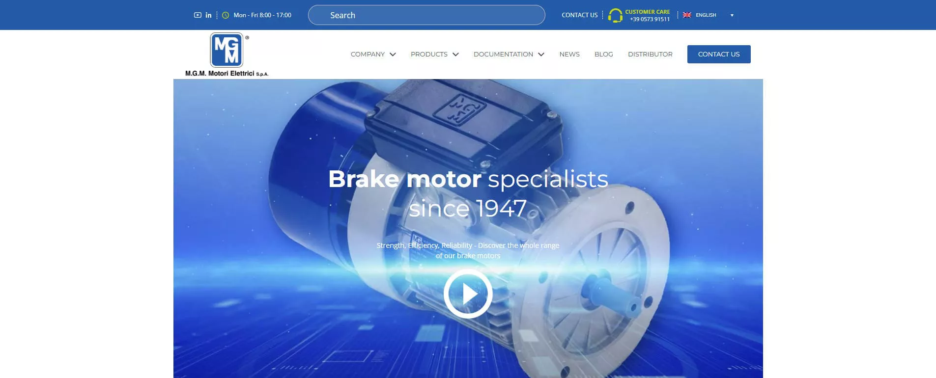 MGM RESTOP Brake Motor Manufacturer
