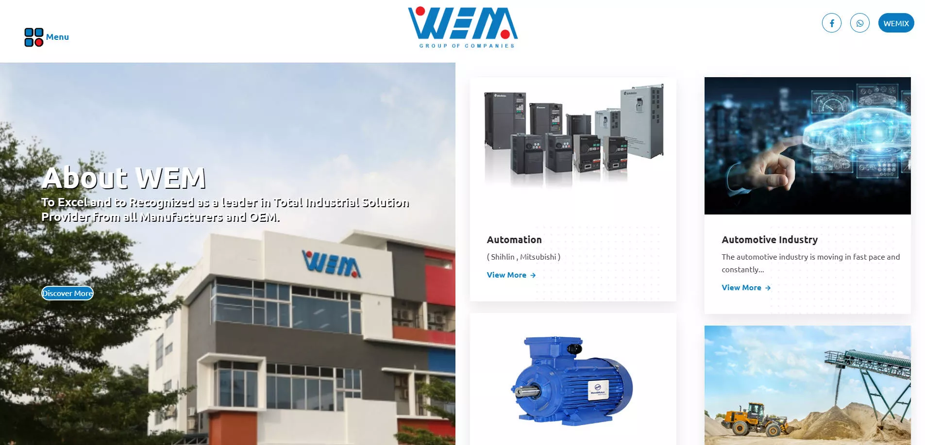 WEM Motion Control AC Electric Motor Supplier Malaysia