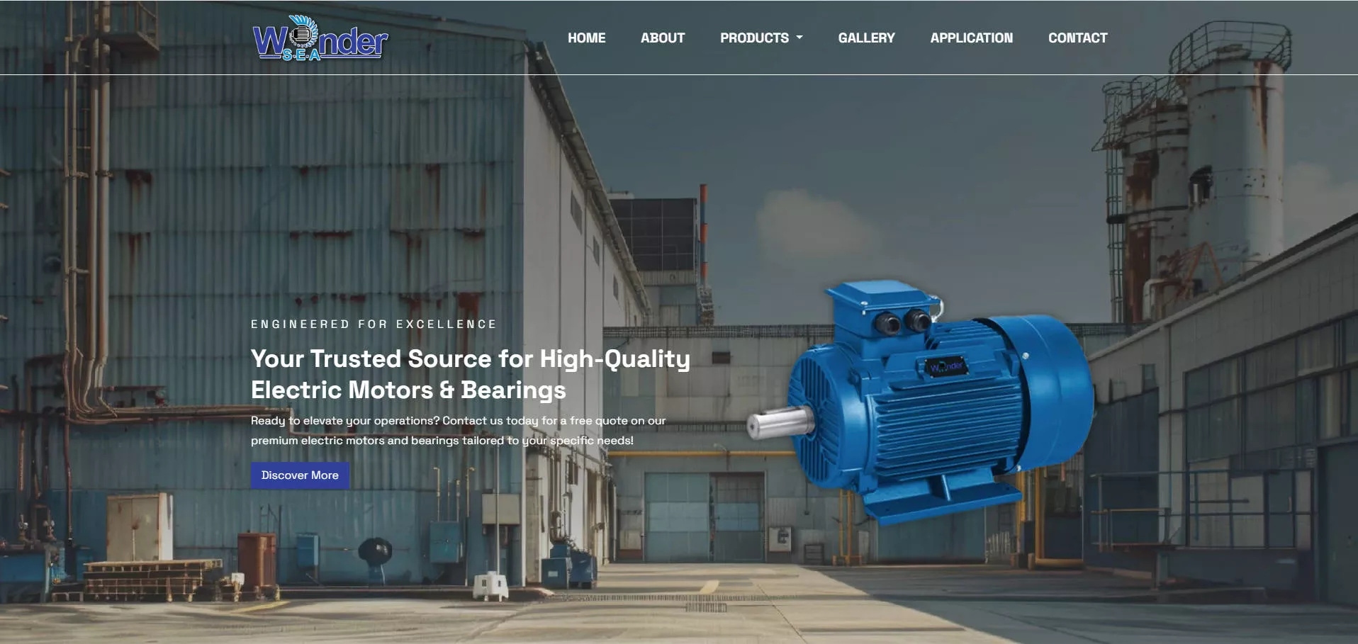 Wonder South East Asia AC Electric Motor Supplier Malaysia