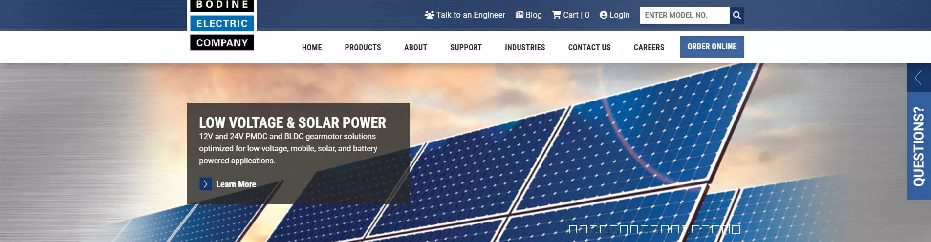 Bodine Electric AC Motor and Gearmotor Manufacturer in the USA