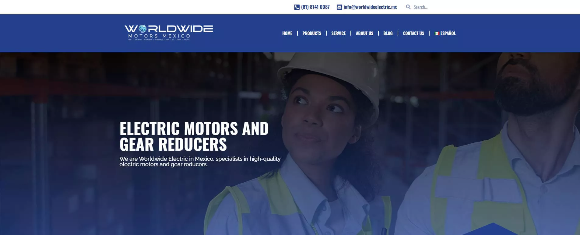 WorldWide Electric Mexico Industrial Electric Motors and Gear Reducers