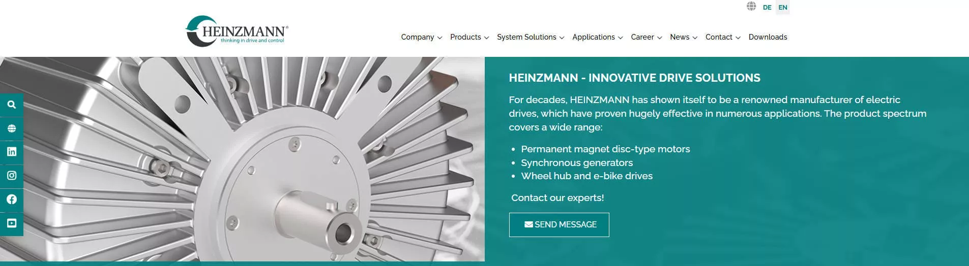 HEINZMANN Electric Motors – DC and Brushless Electric Motor Solutions